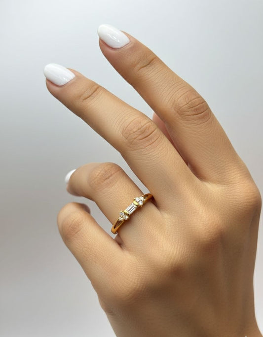 Golden Petal Ring