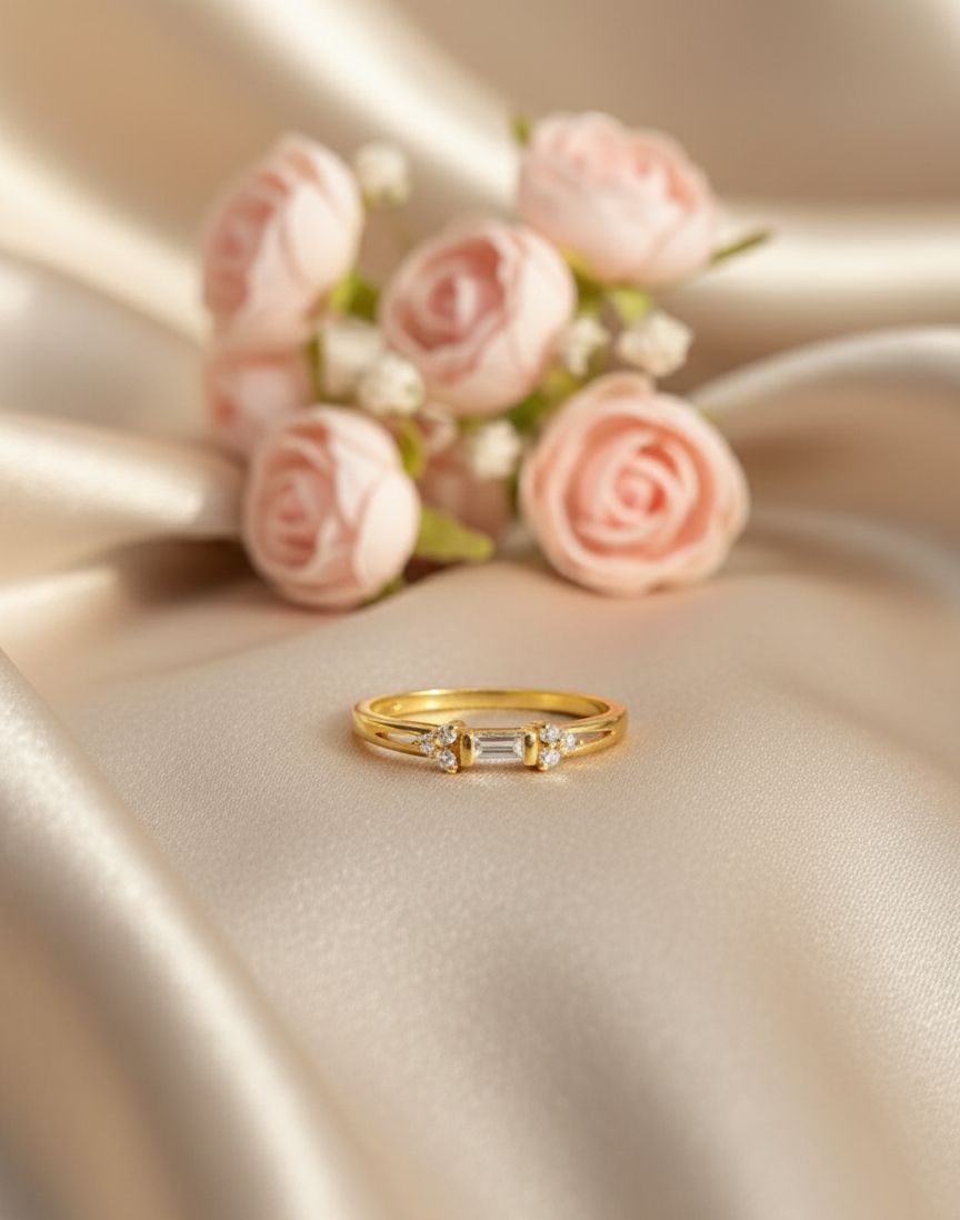 Golden Petal Ring